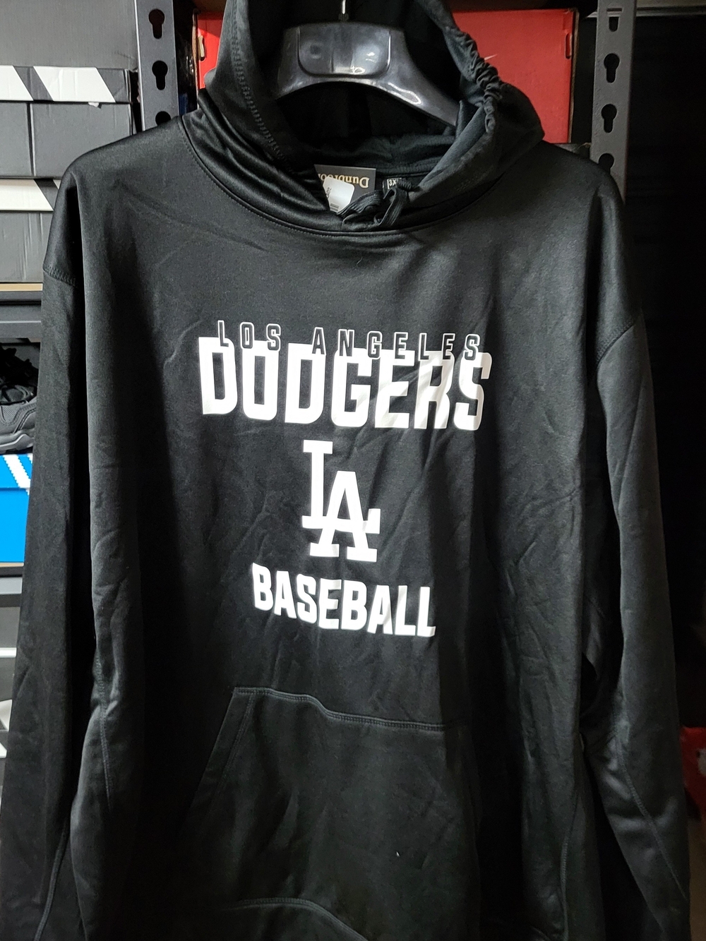 *NEW* Dunbrooke MLB Los Angeles Dodgers Hoodie Black Men's Size 3XL